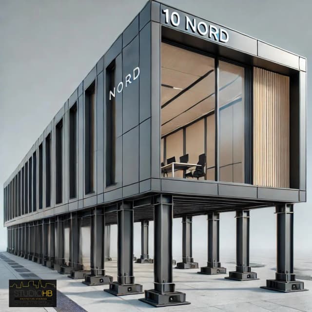 Projet d'élaboration de bureaux modulables - 10NORD media 11