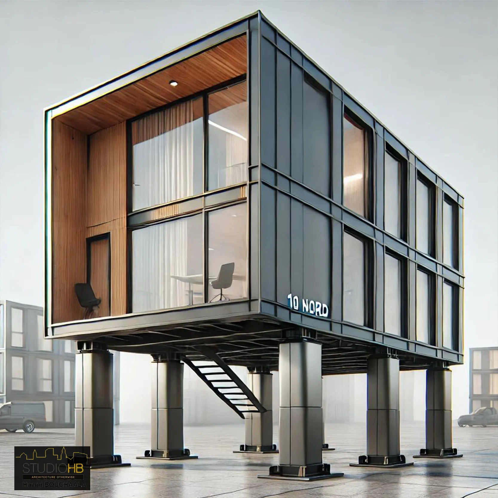 Projet d'élaboration de bureaux modulables - 10NORD media 2