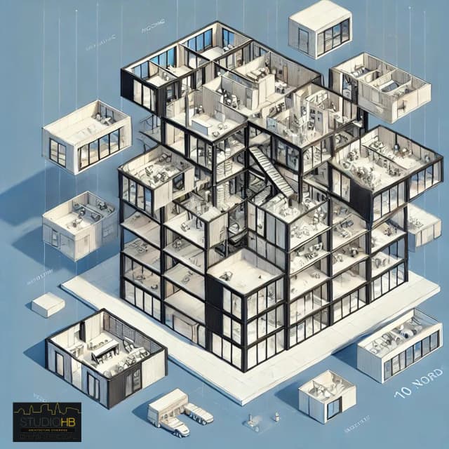 Projet d'élaboration de bureaux modulables - 10NORD media 9