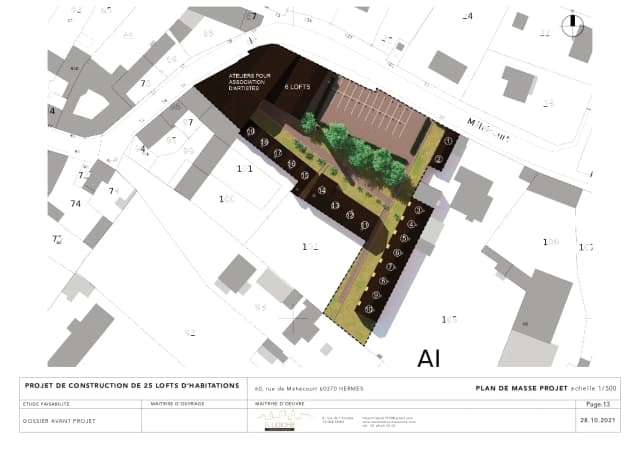 Programme de 55 logements individuels, 6 lofts et d'une maison d'artiste media 7