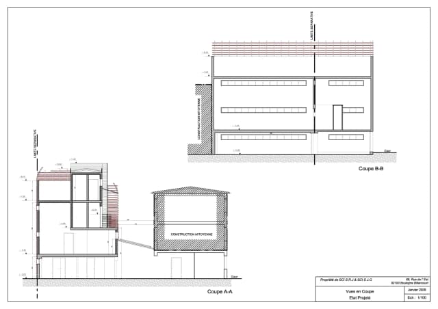 Conception de la surélévation d'un immeuble media 8