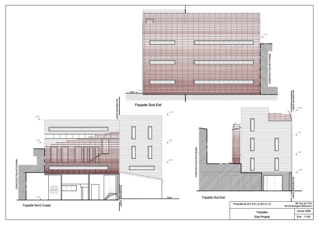 Conception de la surélévation d'un immeuble media 9