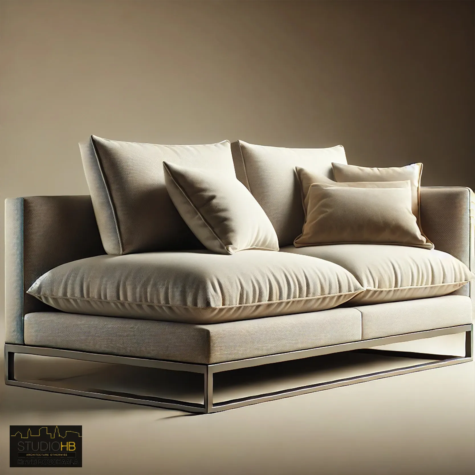 Canapé beige