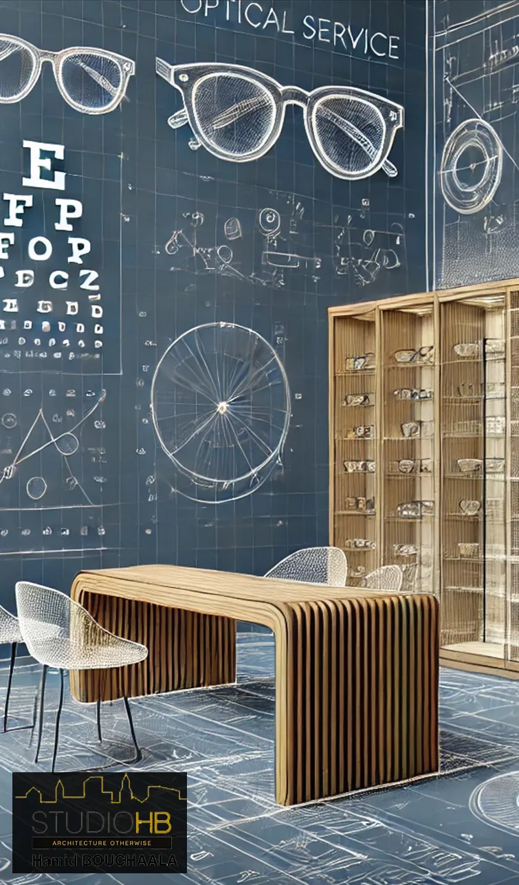 Plan bureau lunettes