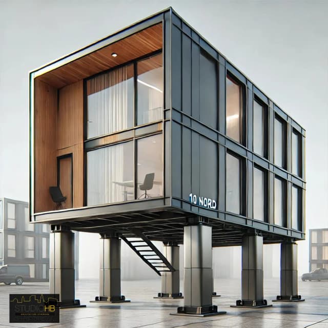 Projet d'élaboration de bureaux modulables - 10NORD media 2