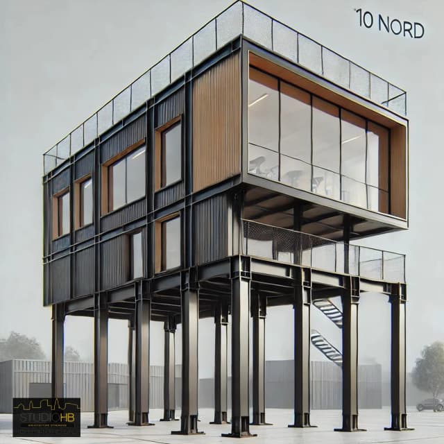 Projet d'élaboration de bureaux modulables - 10NORD media 4