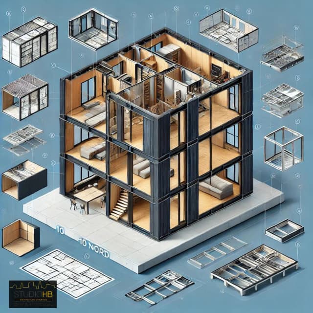 Projet d'élaboration de bureaux modulables - 10NORD media 8