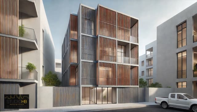 Conception de la surélévation d'un immeuble media 1