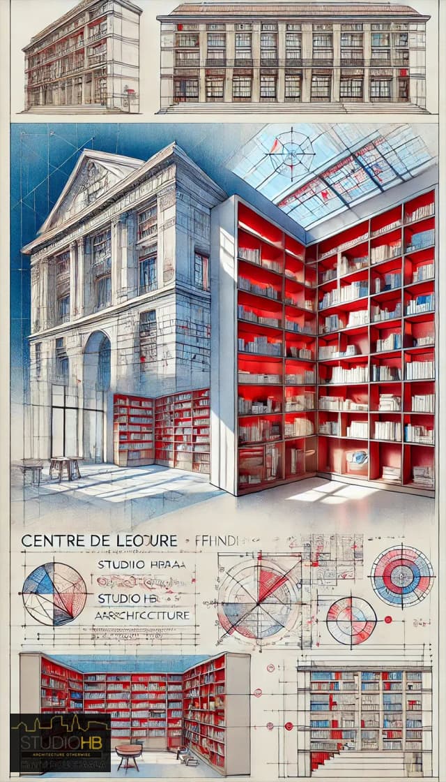 Projet d'un centre de lecture - Fondation AIAA media 10