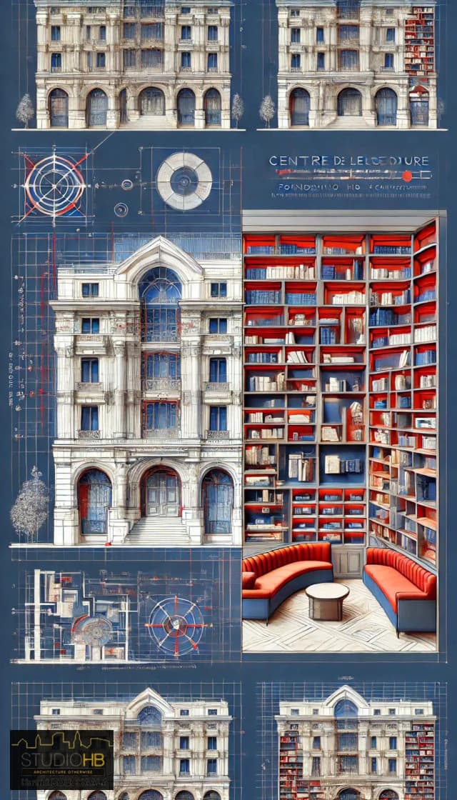 Projet d'un centre de lecture - Fondation AIAA media 9