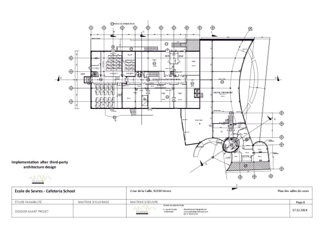 Ecole de Design et cafétéria media 21