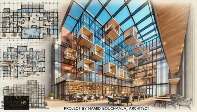 Réalisation d’un ensemble de bureaux au sein d'un volume bâti Haussmannien media 2