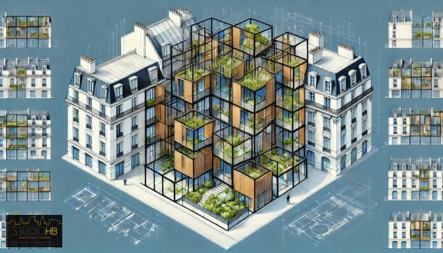 Réalisation d’un ensemble de bureaux au sein d'un volume bâti Haussmannien media 33