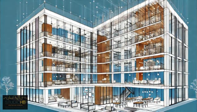Réalisation d’un ensemble de bureaux au sein d'un volume bâti Haussmannien media 44