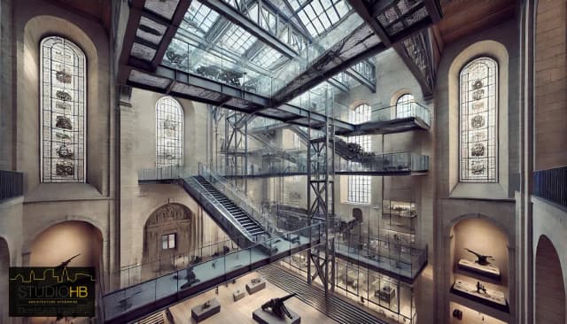 Conception d’une galerie d’exposition et d’un centre de documentation media 38