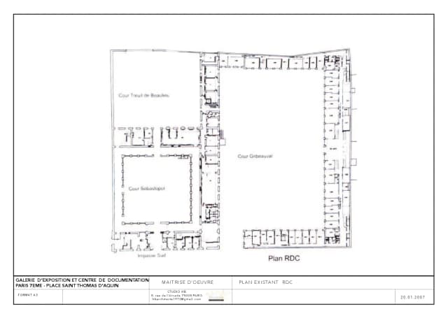Conception d’une galerie d’exposition et d’un centre de documentation media 73