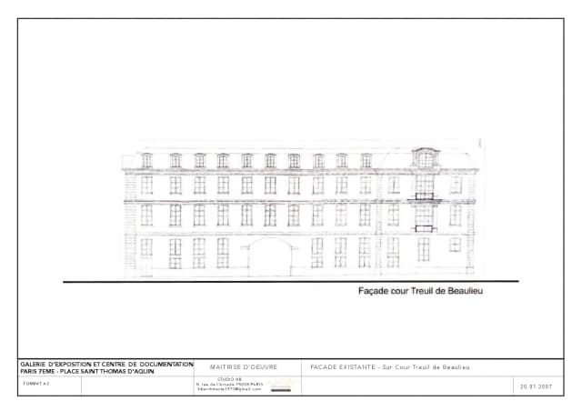 Conception d’une galerie d’exposition et d’un centre de documentation media 77