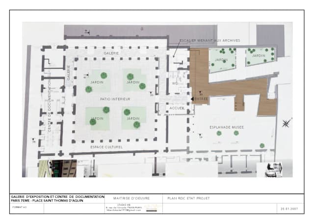 Conception d’une galerie d’exposition et d’un centre de documentation media 81