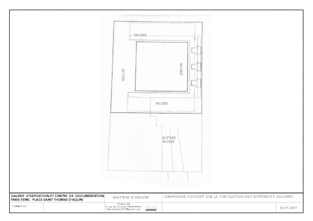 Conception d’une galerie d’exposition et d’un centre de documentation media 93
