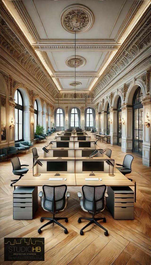 Réhabilitation d'un hôtel particulier en siège social media 10