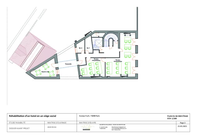 Réhabilitation d'un hôtel particulier en siège social media 16