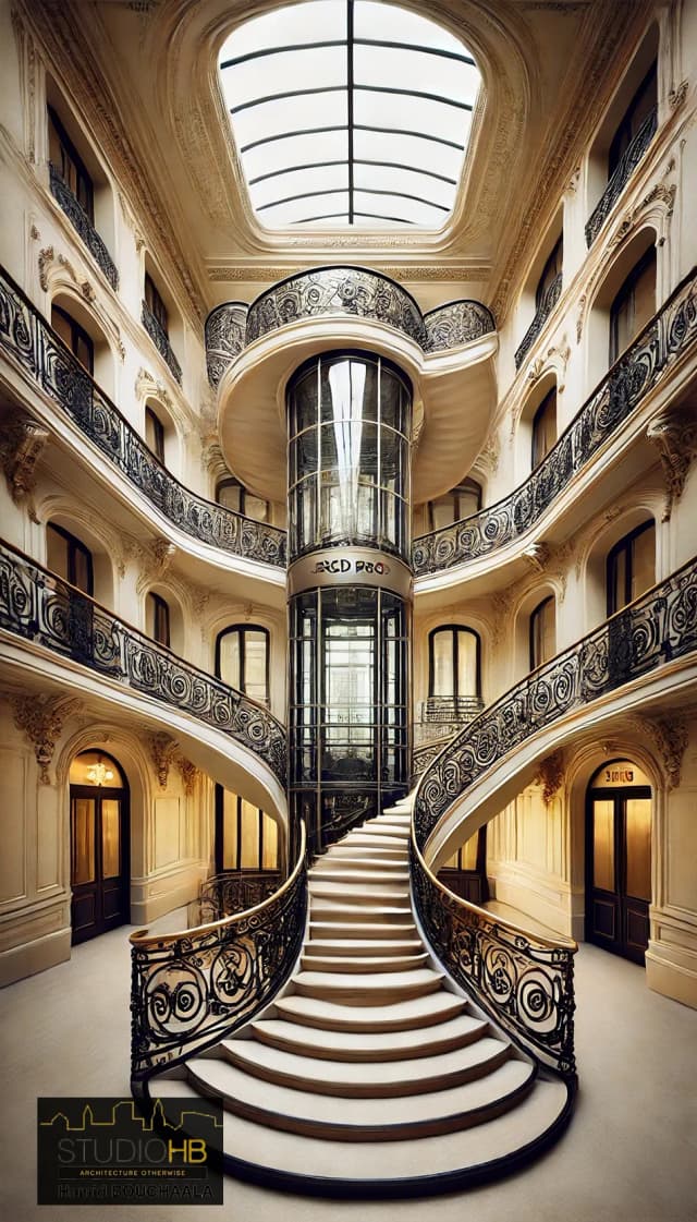 Réhabilitation d'un hôtel particulier en siège social media 2