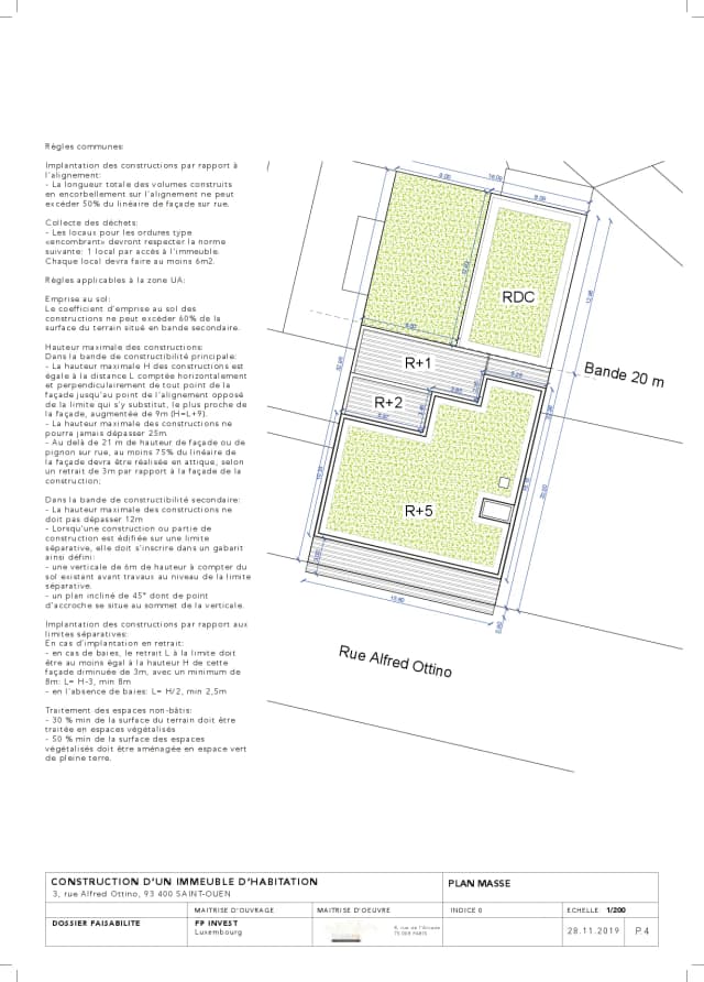Réalisation d'un immeuble de logements media 43