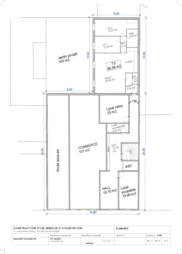 Réalisation d'un immeuble de logements media 46